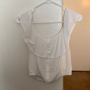 White crop top